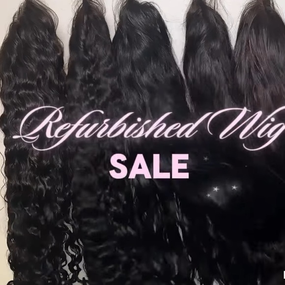 2 wigs curly & straight - Picture 1 of 2